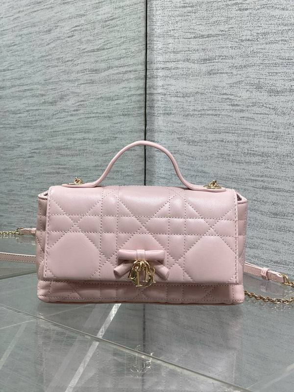 CD 2026 My Tender Dior Top Handle Bag 21cm Lambskin