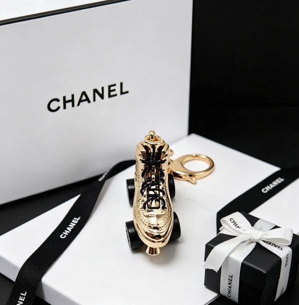 CC Gold Roller Skate Charm