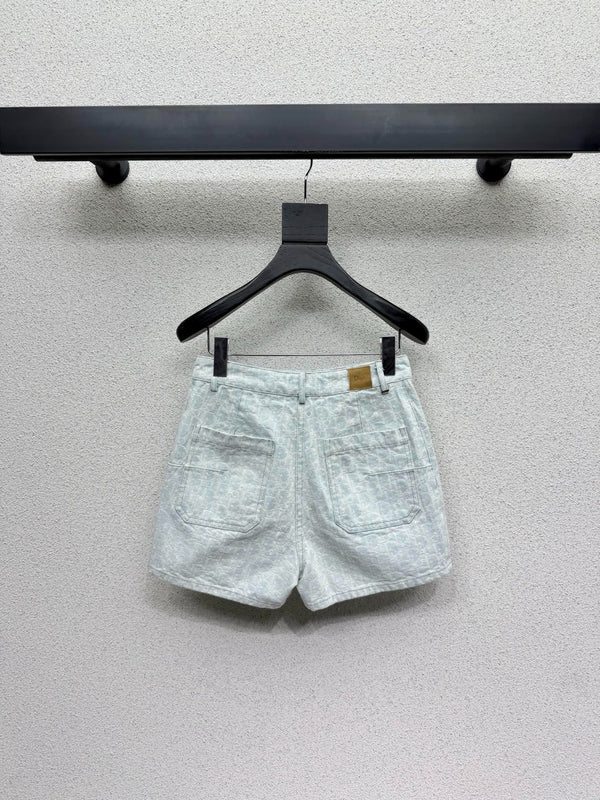 CD 2026 Demin Jean Short Light Blue Cotton 400978