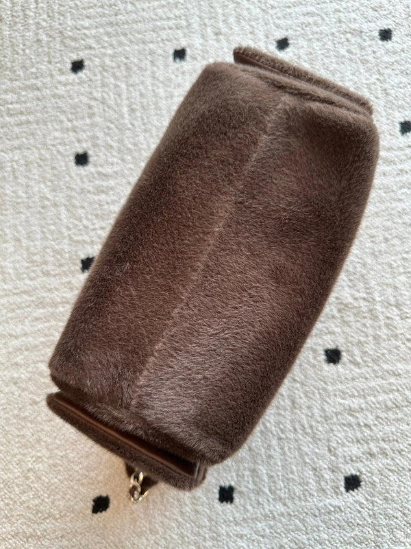 CC 30cm Hobo Bag Brown Ponyhair
