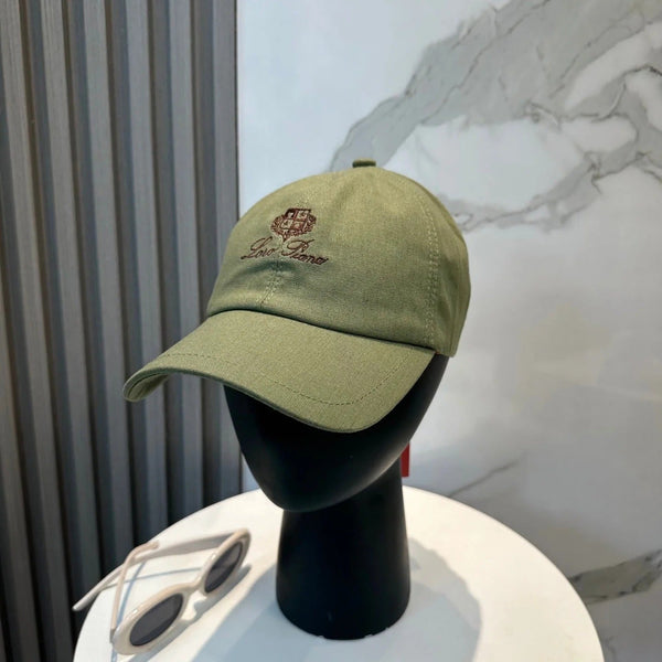 LP Baseball Cap Cotton With Brown Logo 268957