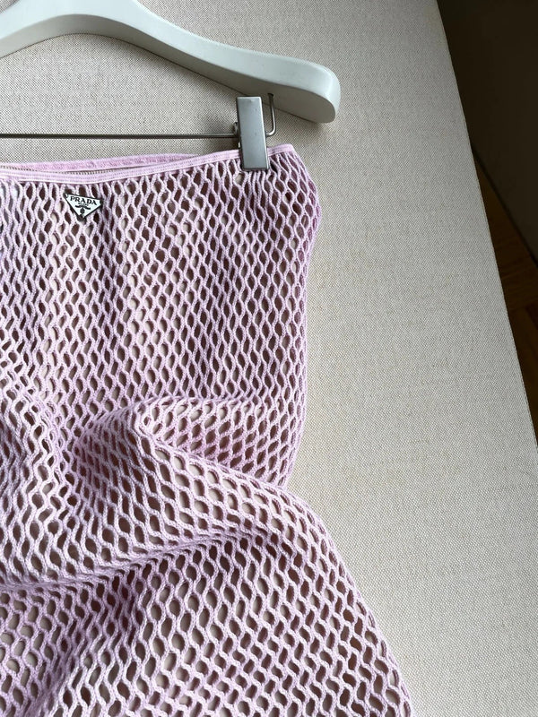 Pra 2026 Skirt Pink Mesh 654487
