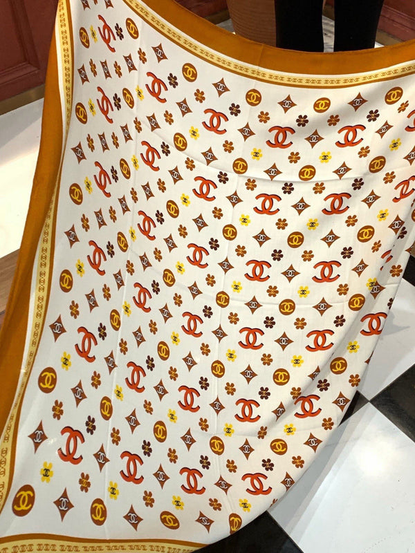 CC 26s Scarf 140 In Cashmere Silk 306121