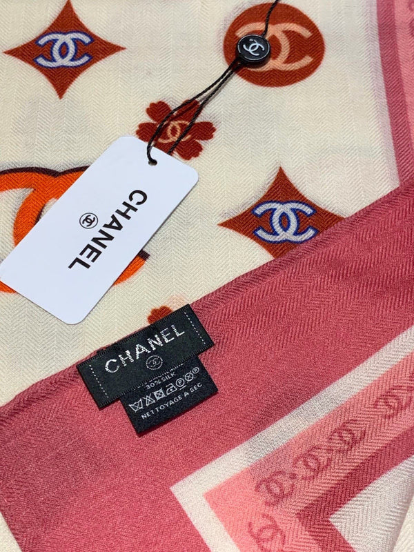 CC 26s Scarf 140 In Cashmere Silk 306123