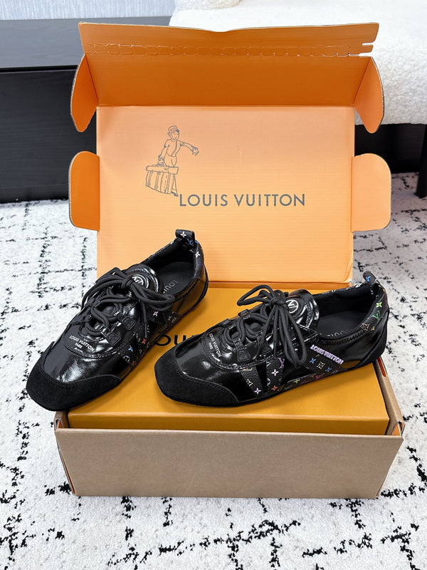 LV Sneakerina Sneaker Black Patent Leather 616967