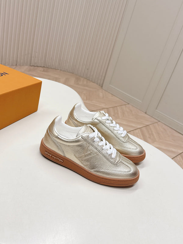 LV 2026 Frontrow Sneaker Golden Cowhide 595446
