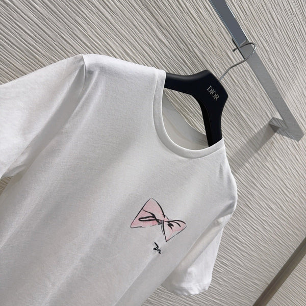CD 26s Fitted T-Shirt White Cotton 394967
