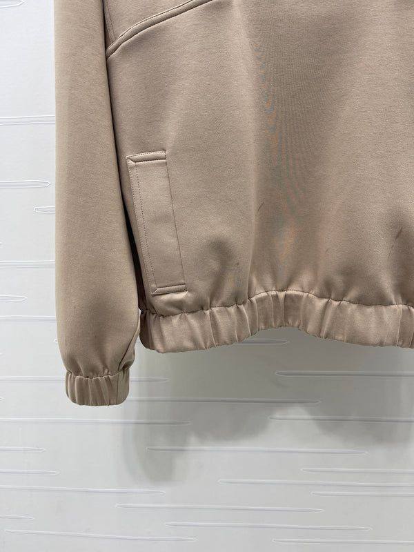CC 26s Half-Zip Sweatshirt Khaki Cotton 427245