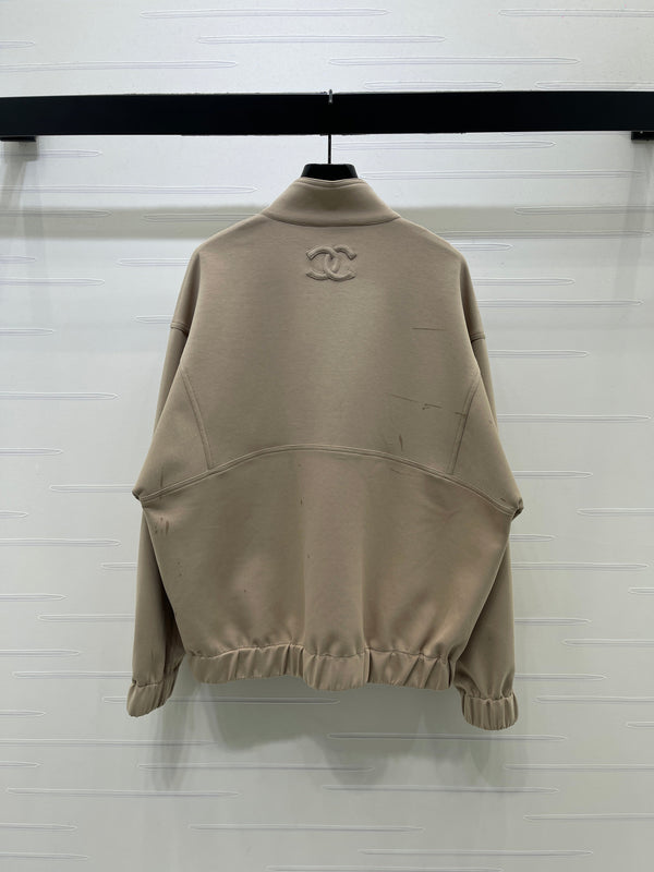 CC 26s Half-Zip Sweatshirt Khaki Cotton 427245