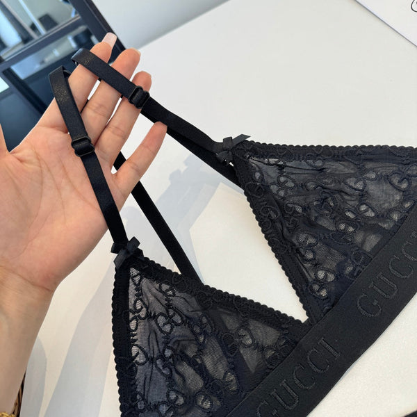 GG 26s Two-Piece Bikini Black Lace 201805