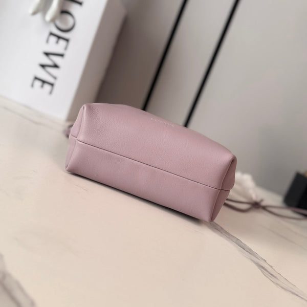 Loewe Small Pebble Hobo Light Pink Smooth Calfskin