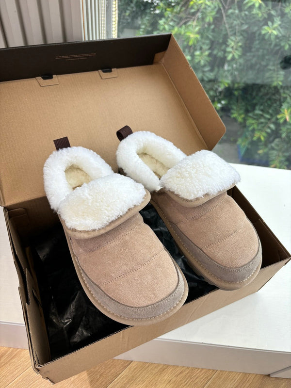 UGG Australian Shepherd Theia Warm Taupe Wool Suede 525933
