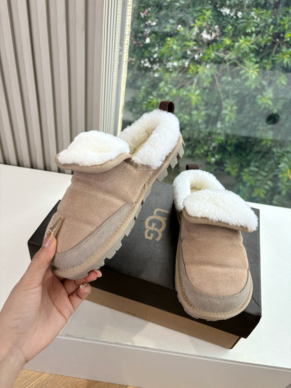 UGG Australian Shepherd Theia Warm Taupe Wool Suede 525933