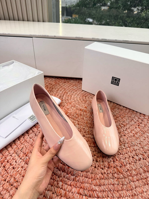 Totem Ballerinas Light Pink Glossy Leather 760432