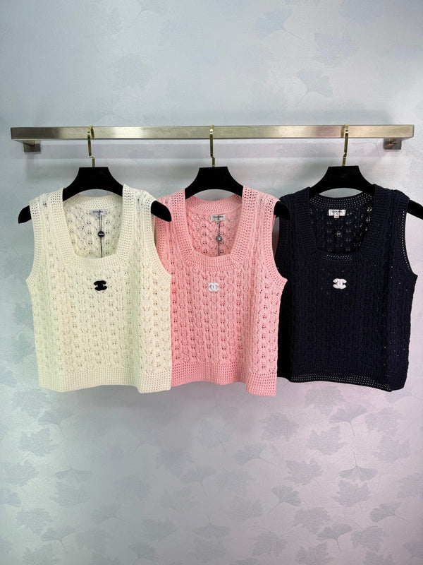 CC 26s Knitted Vest Top Wool 345003