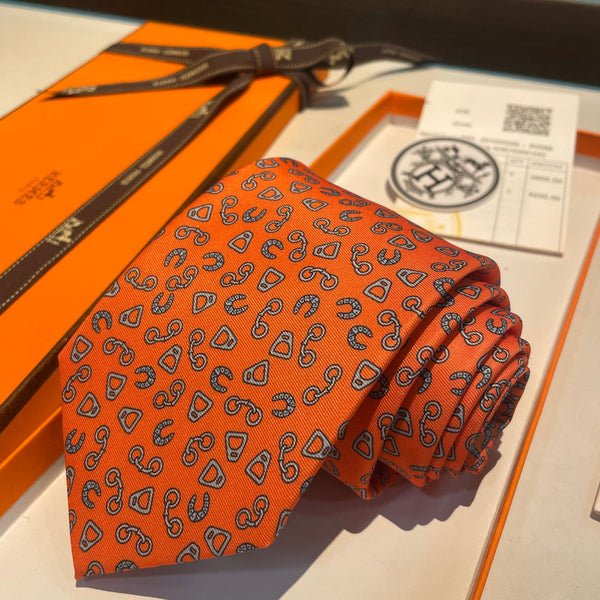 HM Metal en Vrac Twillbi Tie Orange Twill Silk 212113