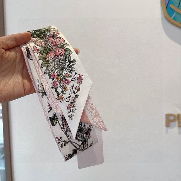 CD 26s Scarf 100cm In Silk 309511