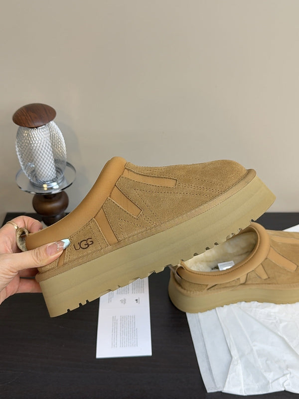 UGG Tazz Sunwave Slippers Brown Suede