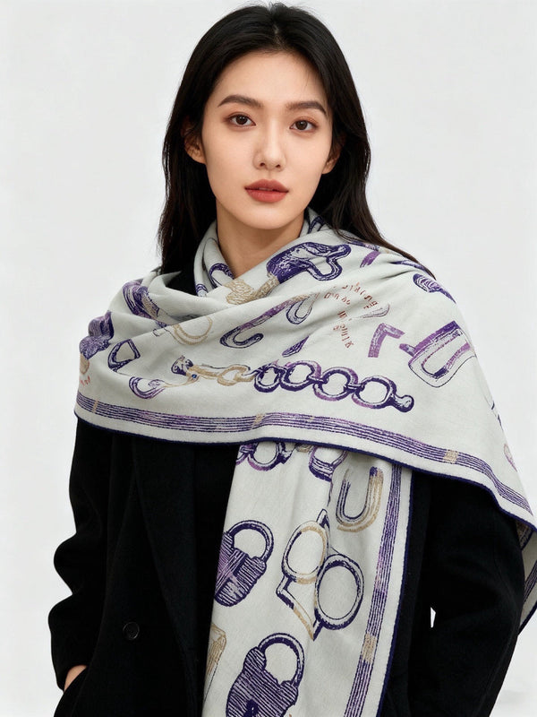 HM 26s Scarf 140 In Cashmere And Silk 303155
