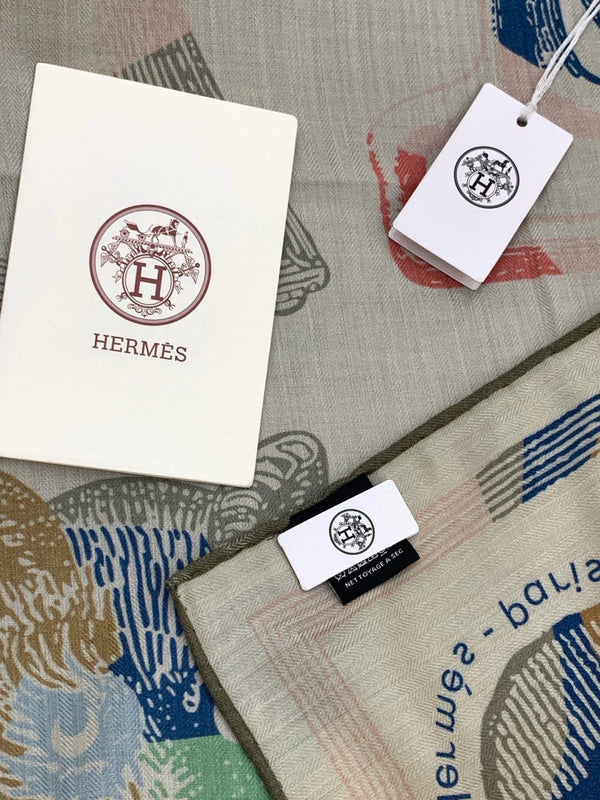 HM 26s Scarf 140 In Cashmere And Silk 303156