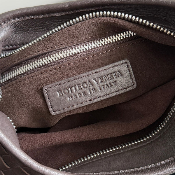 BV 25s Veneto Bag 27cm Deep Brown Calfskin Hardware