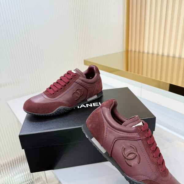 CC 26s Cruise Trainer Burgundy Suede Sheepskin 962211