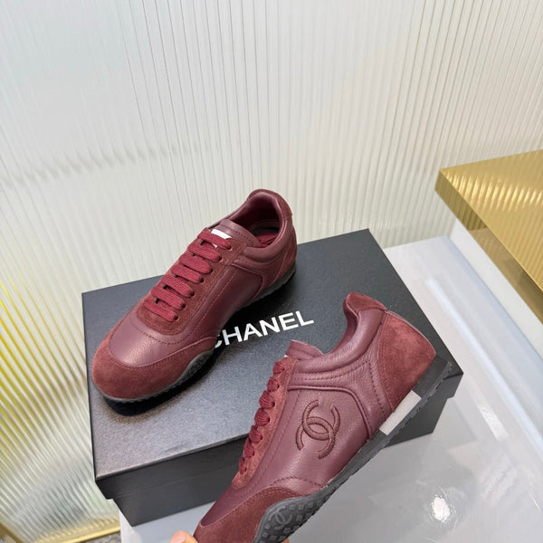 CC 26s Cruise Trainer Burgundy Suede Sheepskin 962211