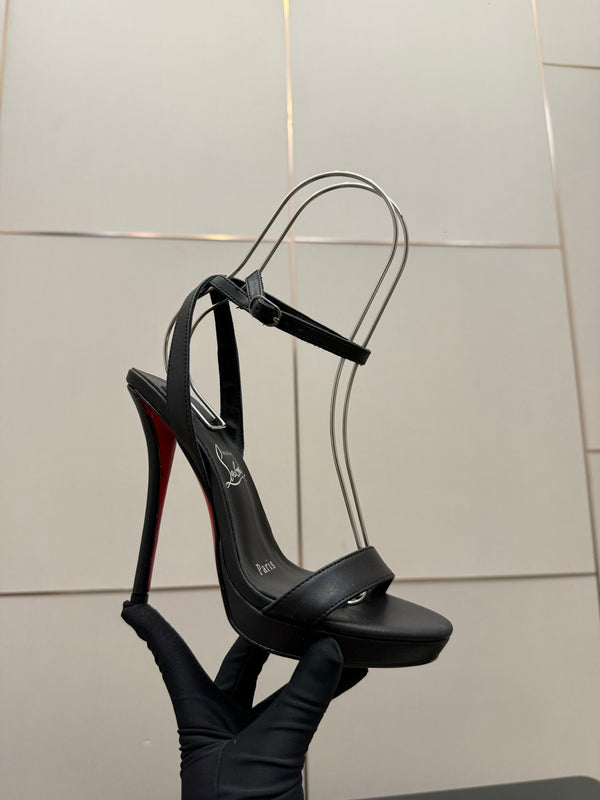 CL Miss Z Sandal 12cm Black Cowhide 828156
