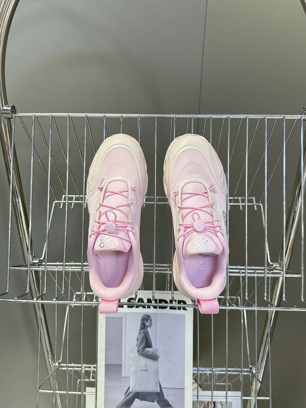 Loewe x On Cloudsolo Sneakers Pink Polyester and Mesh 536843