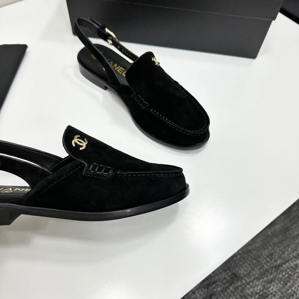 CC SS 2026 Pre Slingbacks Black Suede 630480