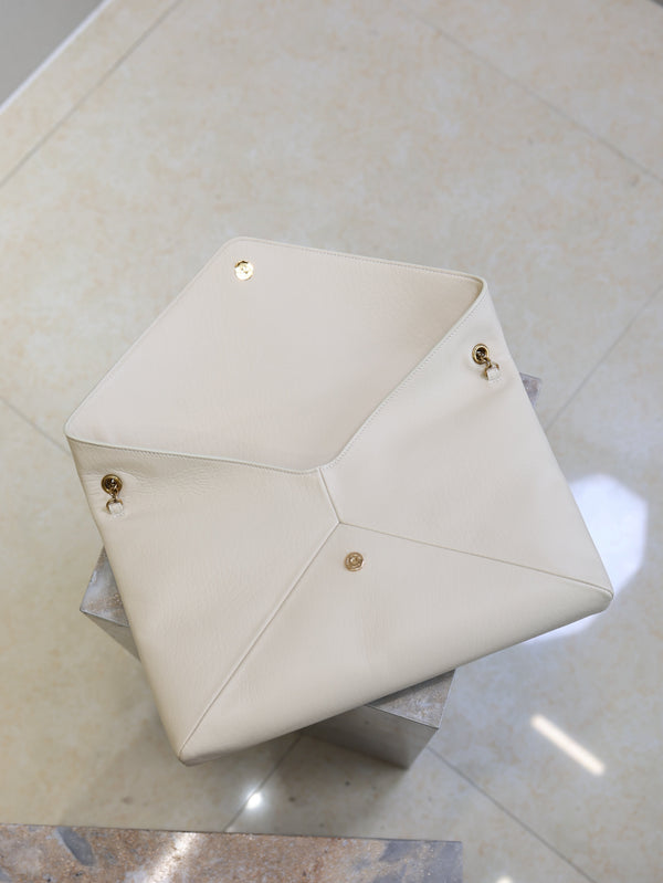 Prada Cassandre XXL Bag 35cm White Lambskin Light GHW