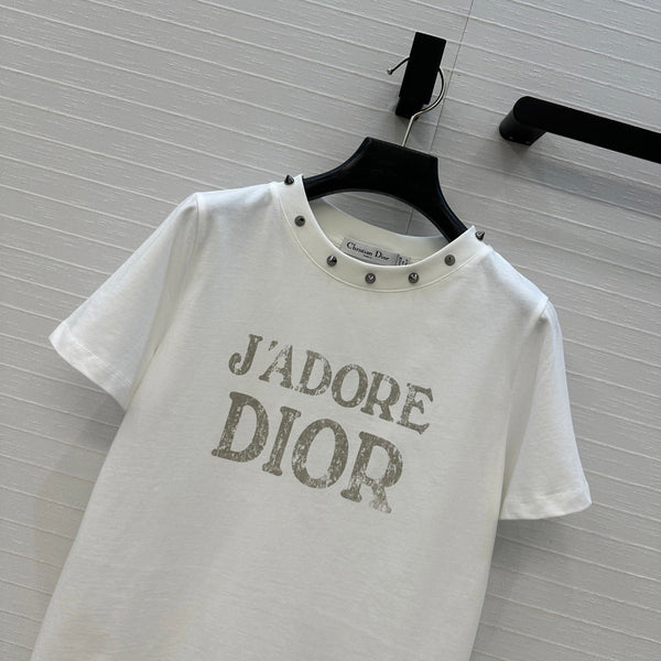 CD 25 J'Adore Dior T-shirt White Cotton