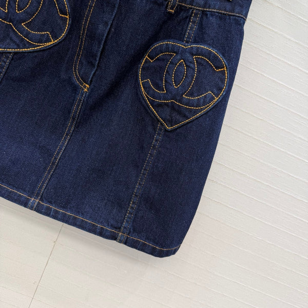 CC 26s Mini Skirt Dark Blue Denim 360877