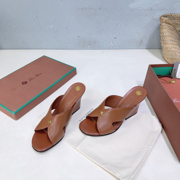 LP Vera Heeled Sandal Brown Sheepskin 742545