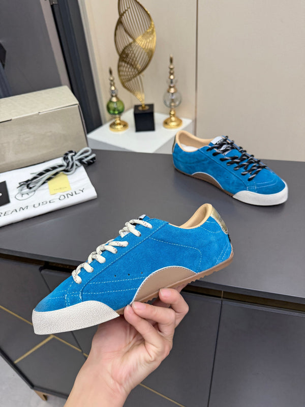 Golden Goose 26s True-Star Sneakers Blue Suede 735910