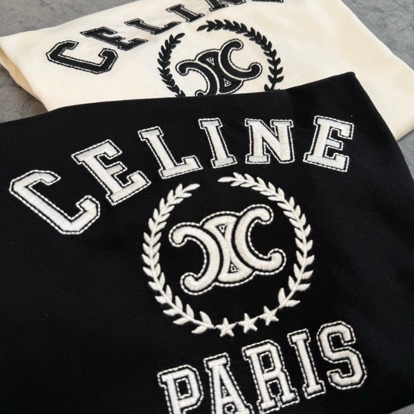 Celine SS26 Fitted short-sleeved T-shirt Cotton 350428