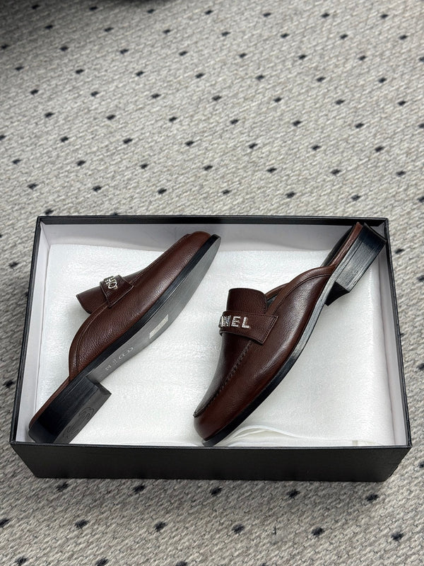 CC 25 Mules Dark Brown Cowhide 329805