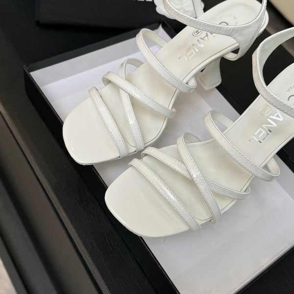 CC Cruise 25/26 Sandal 95mm White Patent Leather