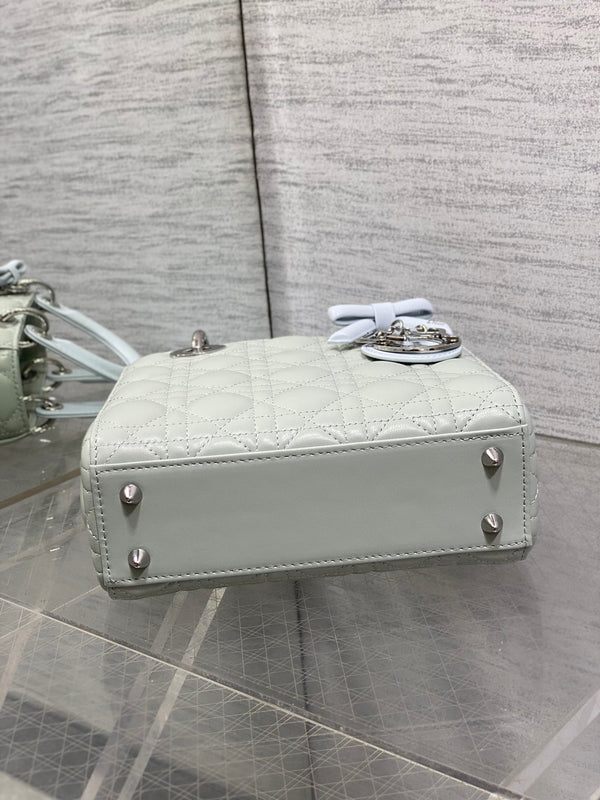 CD 2026 Lady Dior Bag Grey Charcoal Lambskin 286579