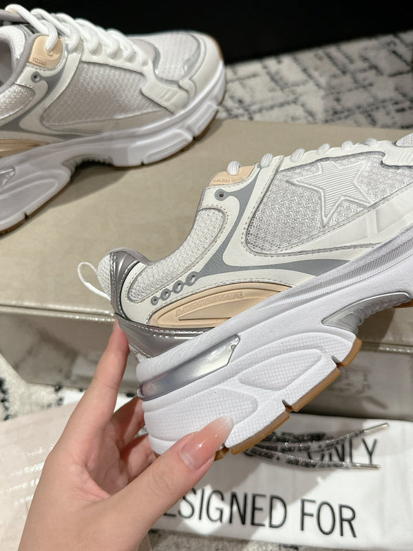 GGDB Marathon Sneakers White Mesh 980473
