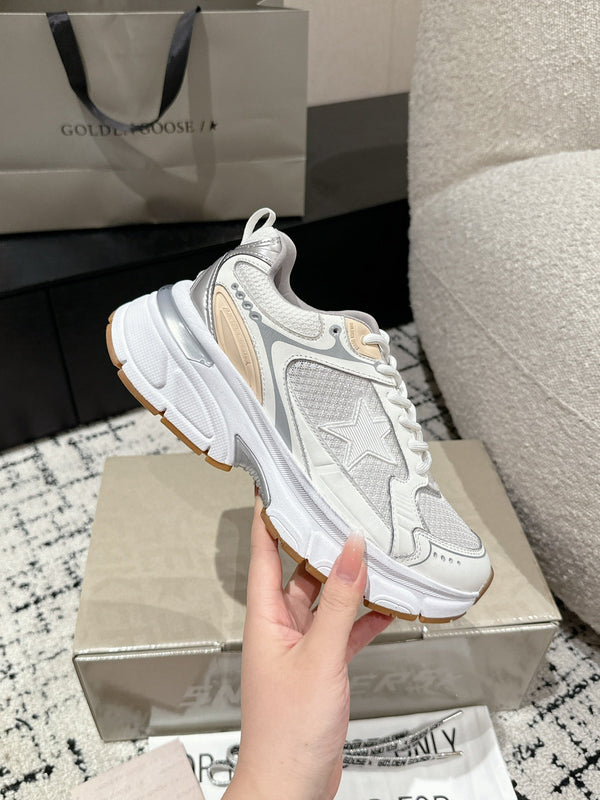 GGDB Marathon Sneakers White Mesh 980473