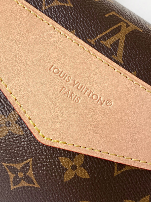 LV M26040 Odyssee MM NM Handbag 36cm Brown Monogram pattern & Canvas