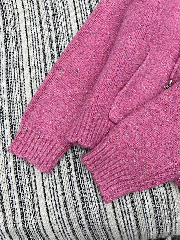 CC 2025 Hooded Jacket Pink Wool 325887