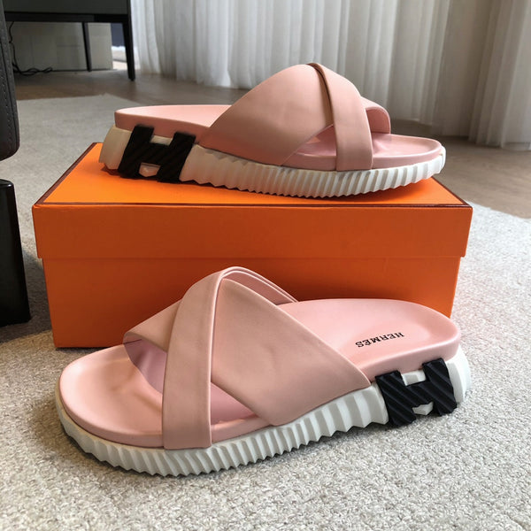 HM INFRA SANDAL BABY PINK CALFSKIN