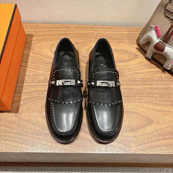 HM Destin Loafers Black Cowhide 526184