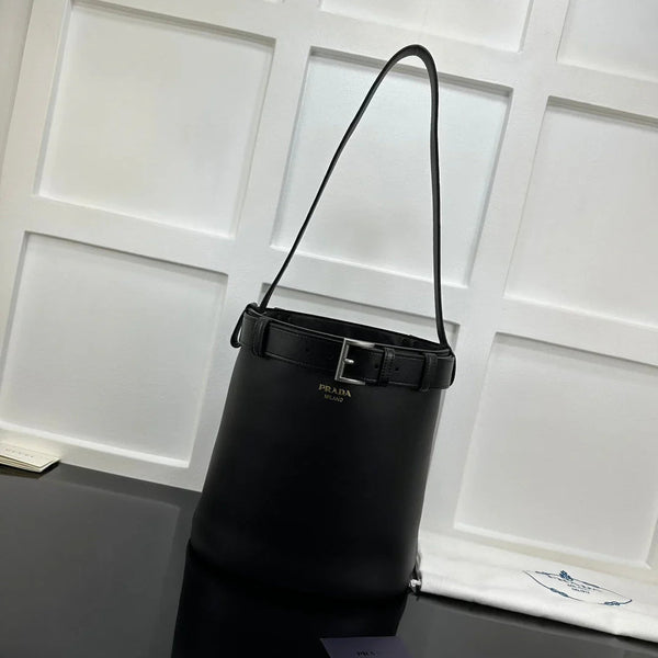 Prad 2026 Medium Bucket Bag 29cm Calfskin