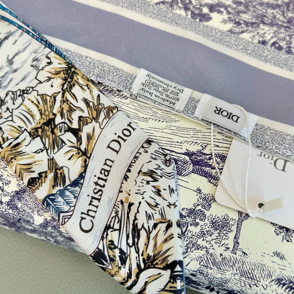 CD 26s Scarf 100cm In Silk 305846