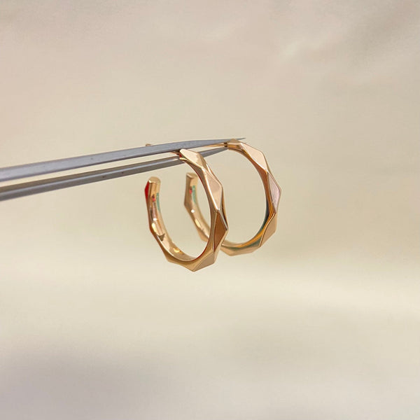 Graff New Polished Diamond-Shaped Earrings