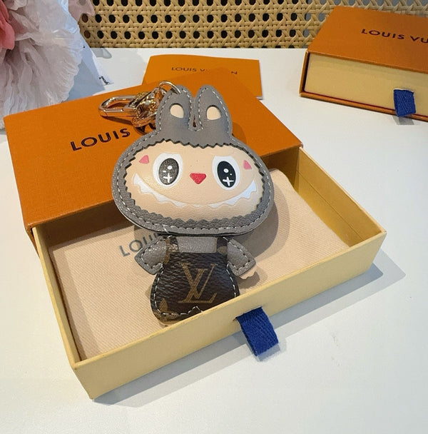LV Brown Labubu Charm