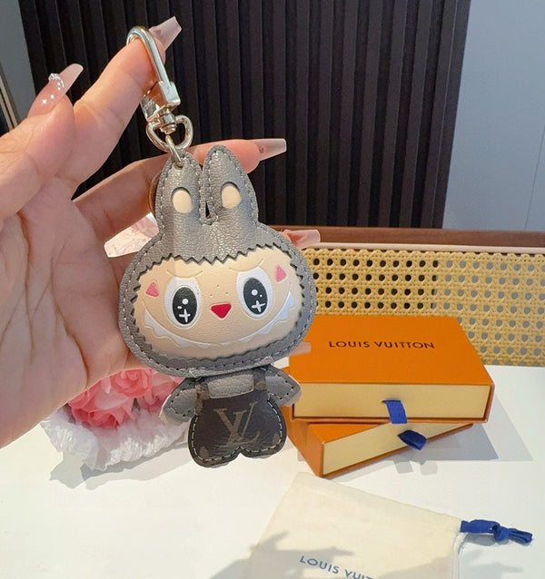 LV Brown Labubu Charm
